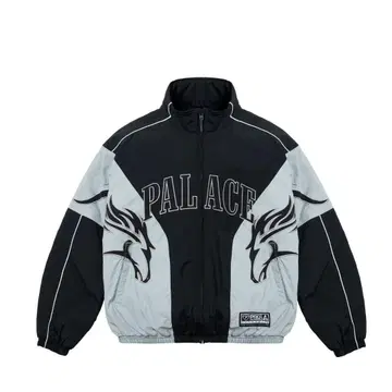 palace HORSES JACKET BLACK / GREY Size
