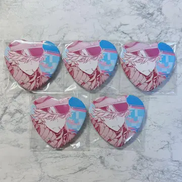 토도로키 하야테 복숭아 하트 캔뱃지