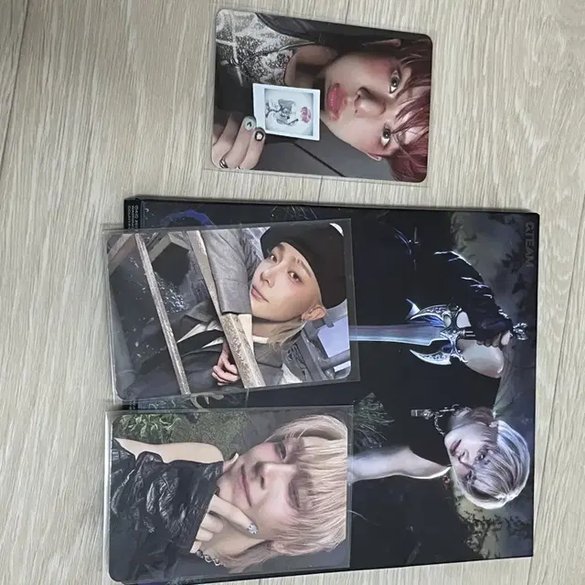 앤팀 백투라 로어 개봉앨범 니콜라스 하루아 포카 포토카드 브레쓰 게이즈