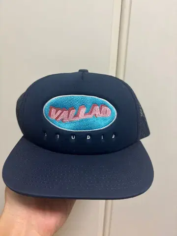 VALLAD 네이비 캡 io
