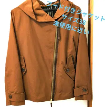 후드 부착 자켓 브라운 사이즈 38