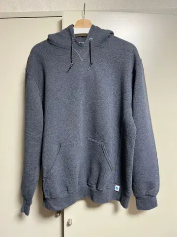 러셀 애슬레틱 후드티 남성용 L 사이즈 다크 그레이
