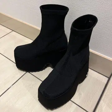 미셸마카롱 12cm 볼륨 숏부츠 XS