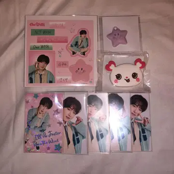 NCTWISH 사쿠야 랜티큘러 트레이딩 카드 스티커 키링