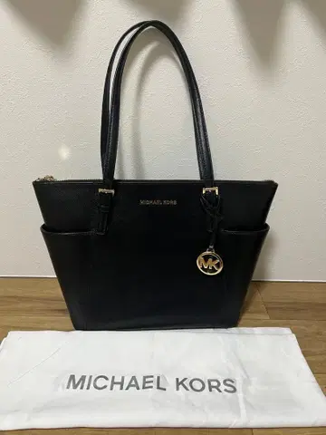 새상품급 MICHAEL KORS 블랙 토트백 가죽