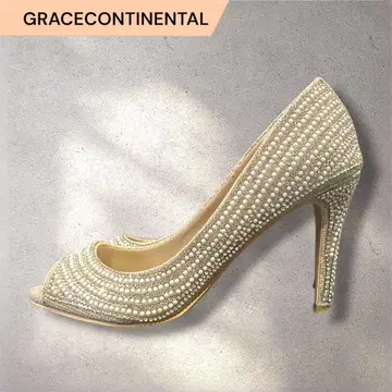 GRACECONTINENTAL 비쥬 오픈토 하이힐