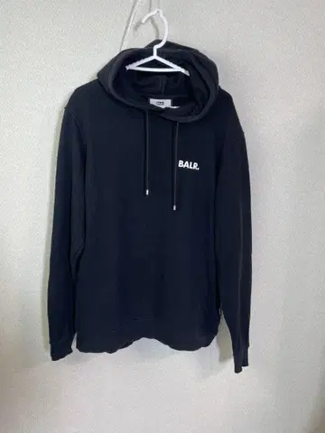 BALR 보라 맨투맨 후드티 블랙 사이즈 L