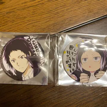 문호 스트레이독스 캔뱃지 아쿠타가와 류노스케 2개