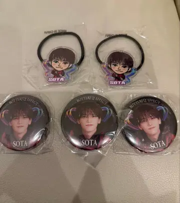 나카지마 소우타 가챠 캔뱃지 머리끈