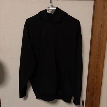 유니클로 맨투맨 오버 사이즈 풀 후드티 BLACK