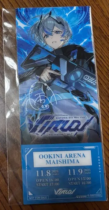 SIXFONIA 아마노 코사메 라이브 혜택 오사카 공연