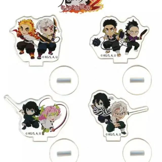 귀멸의칼날 히노카미 혈풍담 아크릴 스탠드 굿즈 무이치로 사네미 렌고쿠