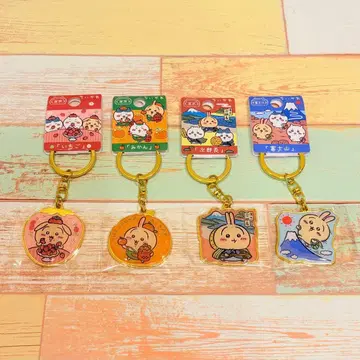 치이카와 (먼작귀) 지역 한정 키링 딸기 귤 지로쵸 후지산/토끼