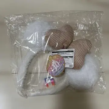 디즈니 리조트 40주년 복슬복슬 머리띠 새상품, 미사용