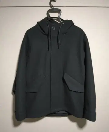 [ 새상품급 ] GU 코지 멜톤 후드티 블랙 완판템