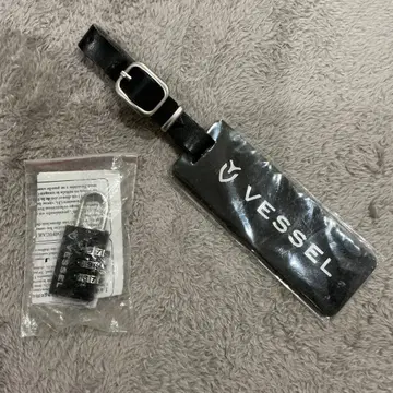 VESSEL 명찰 자물쇠 포함 블랙 골프