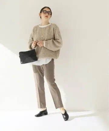 JOURNAL STANDARD relume 개더 테이퍼드 팬츠