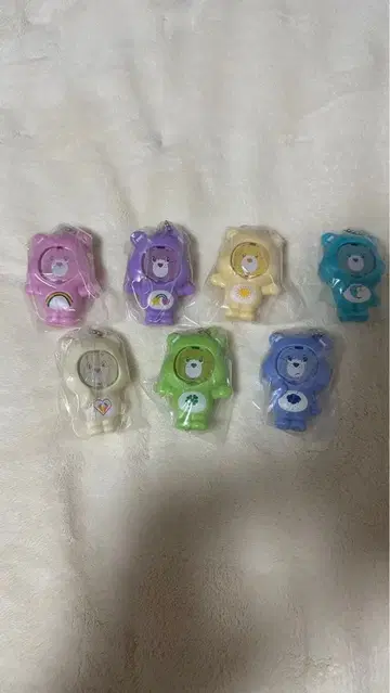 케어베어 사진 프레임 마스코트 7종 세트