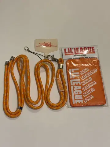 LIL' LEAGUE 공식 팬클럽 패스 케이스 스마트폰 스트랩