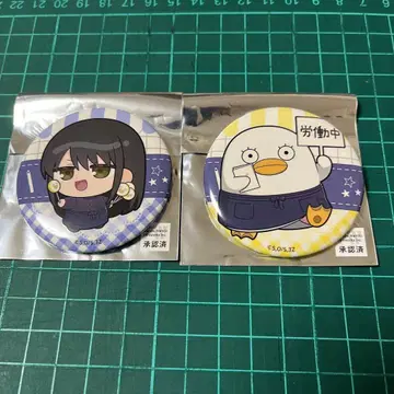 은혼 3년 Z반 긴파치 선생님 애니메이트 카페 캔뱃지 카츠라 엘리자베스