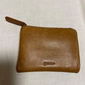 genten 브라운 접이식 지갑