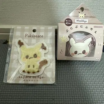 포켓몬스터 피스 미미큐 사가라 배지, 말랑말랑 접착식 메모 묶음 판매