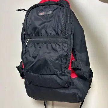 나일론 소재 블랙/빨간색 백팩