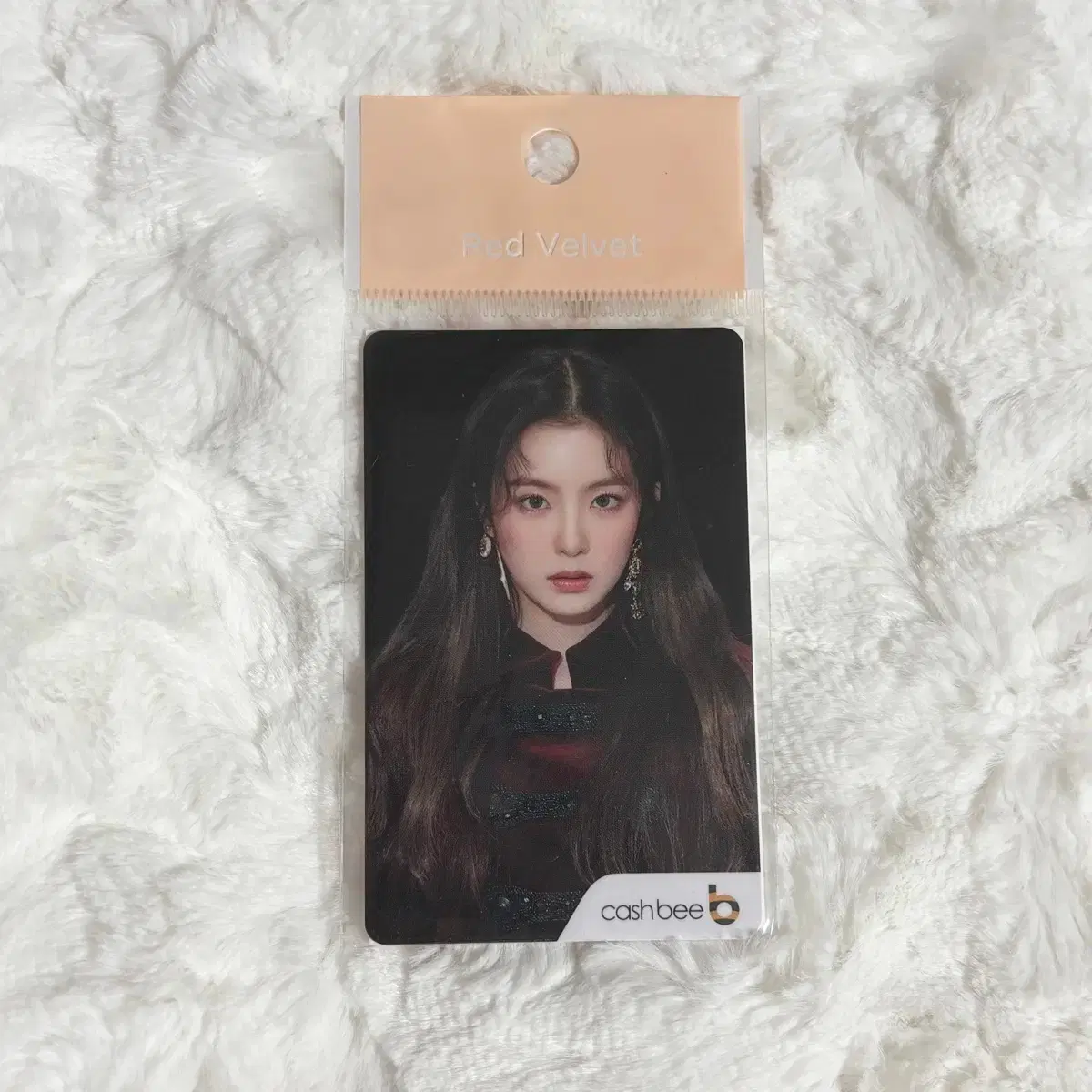 Red Velvet Irene Peek-a-Boo Cashbee Transportation Card sealed