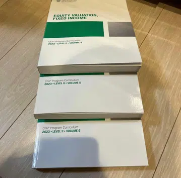 CFA 2023년도 레벨 II 협회 공식 텍스트 vol.1~6