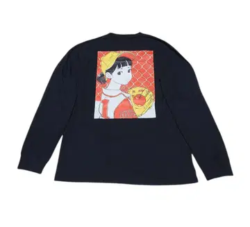 NEW ERA x over print 뉴에라 오버 프린트 긴팔 T셔츠