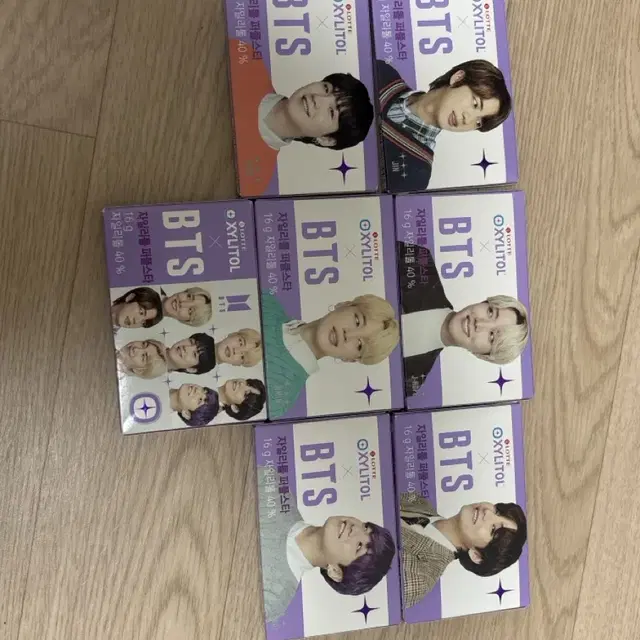 방탄 자일리톨 박스