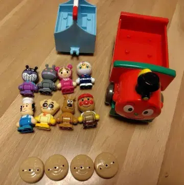 호빵맨 첫 하우스 인형 세트 SL맨과 8명의 친구들 + 덤