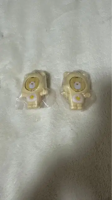 케어베어 사진 프레임 마스코트 팬 샤인베어 (옐로우 컬러)