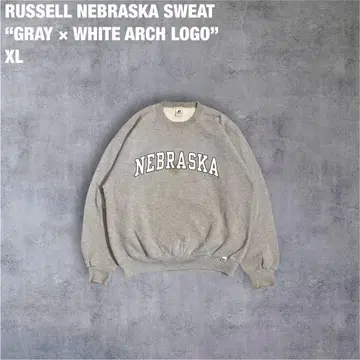 RUSSELL ATHLETIC NEBRASKA 맨투맨 XL 아치 로고