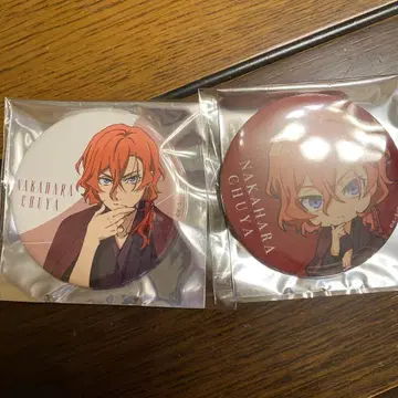 문호 스트레이독스 나카하라 츄야 AGF 캔뱃지 2개