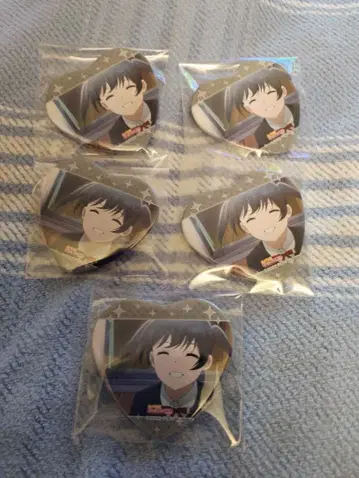 러브 라이브! 니지가사키 학원 트레이딩 장면 하트형 캔뱃지 타카사키 유우