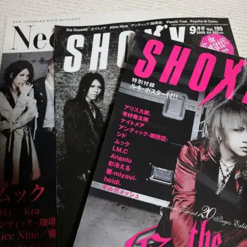 the GazettE 표지의 V계 잡지 3권