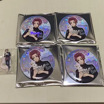 블루 록 AGF 마즐 rabbit 캔뱃지 아크릴 스탠드 이토시 사에