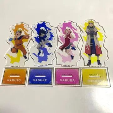 NARUTO 빅 아크릴 스탠드 4종 세트