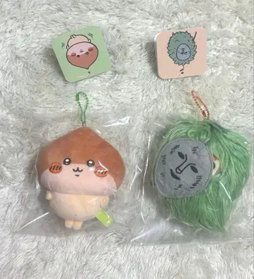 새상품 치이카와 (먼작귀) 계절이잖아 마스코트 밤만쥬 시사 2점 세트