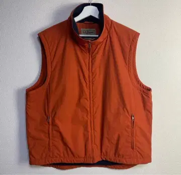 L.L.Bean 오렌지 플리스 베스트 L 사이즈