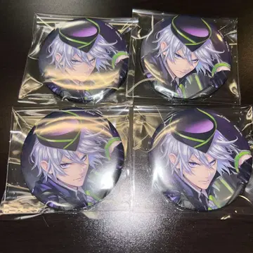 트위스테 AGF 애니플렉스 캔뱃지 기숙사복 실버 4개 세트