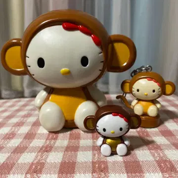 키티 미니 저금통 원숭이