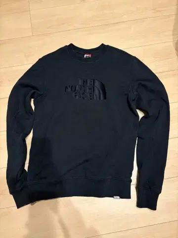 THE NORTH FACE 블랙 맨투맨 S