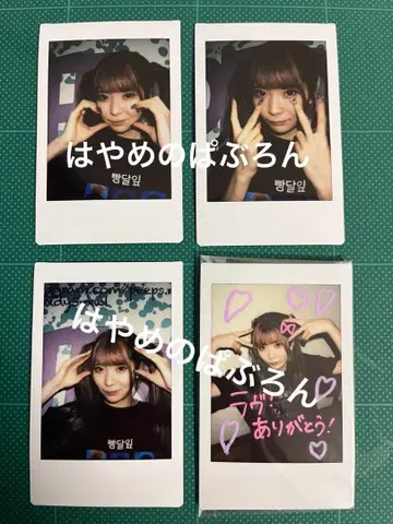 빵 루나 리프 폴라로이드 묶음 판매 4점