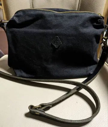 CLEDRAN 캔버스 숄더백 블랙