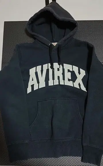 AVIREX 네이비 후드티 S 사이즈