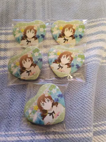 러브 라이브! 니지가사키 학원 트레이딩 장면 하트형 캔뱃지 에마 베르데