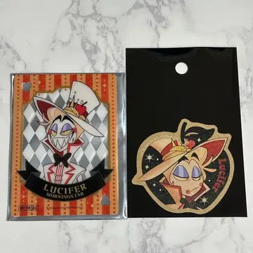 해즈빈 호텔 루시퍼 특전 클리어 카드 스티커 이케부쿠로 PARCO