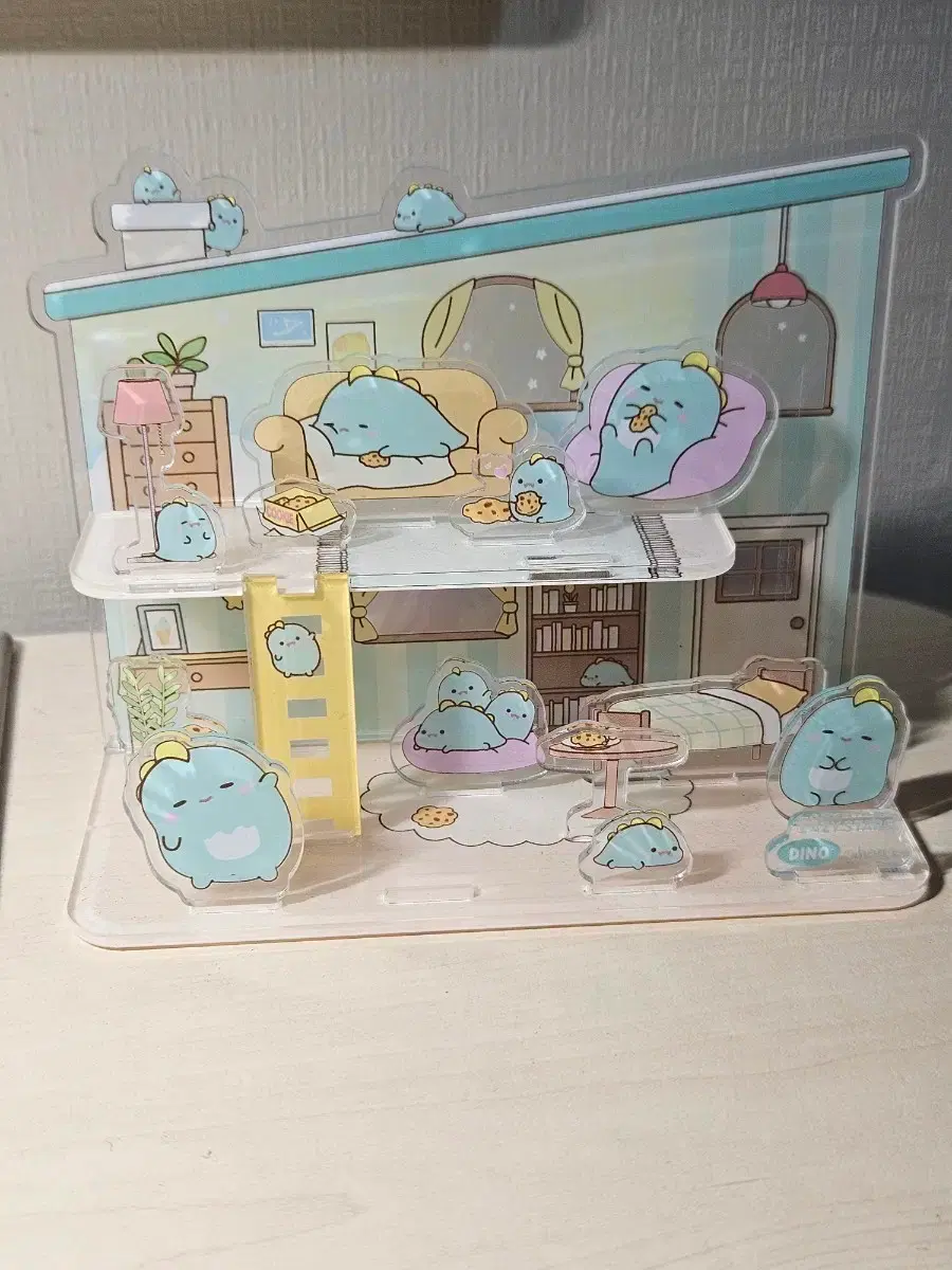 Dinosaur acrylic house